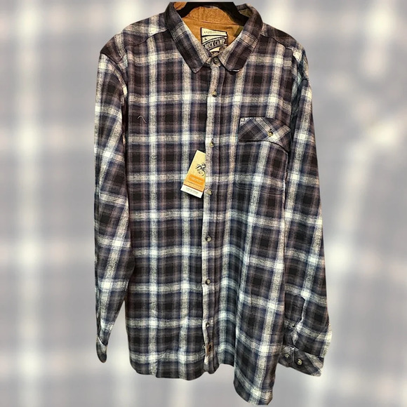 Legendary Whitetail Men's Buck Camp Flannel Shirt 2XT New with tags - Picture 1 of 11